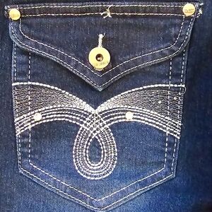 L’square/Jack David/Be By Hailey Dark Blue Women's Plus Size Denim Stretch Jeans